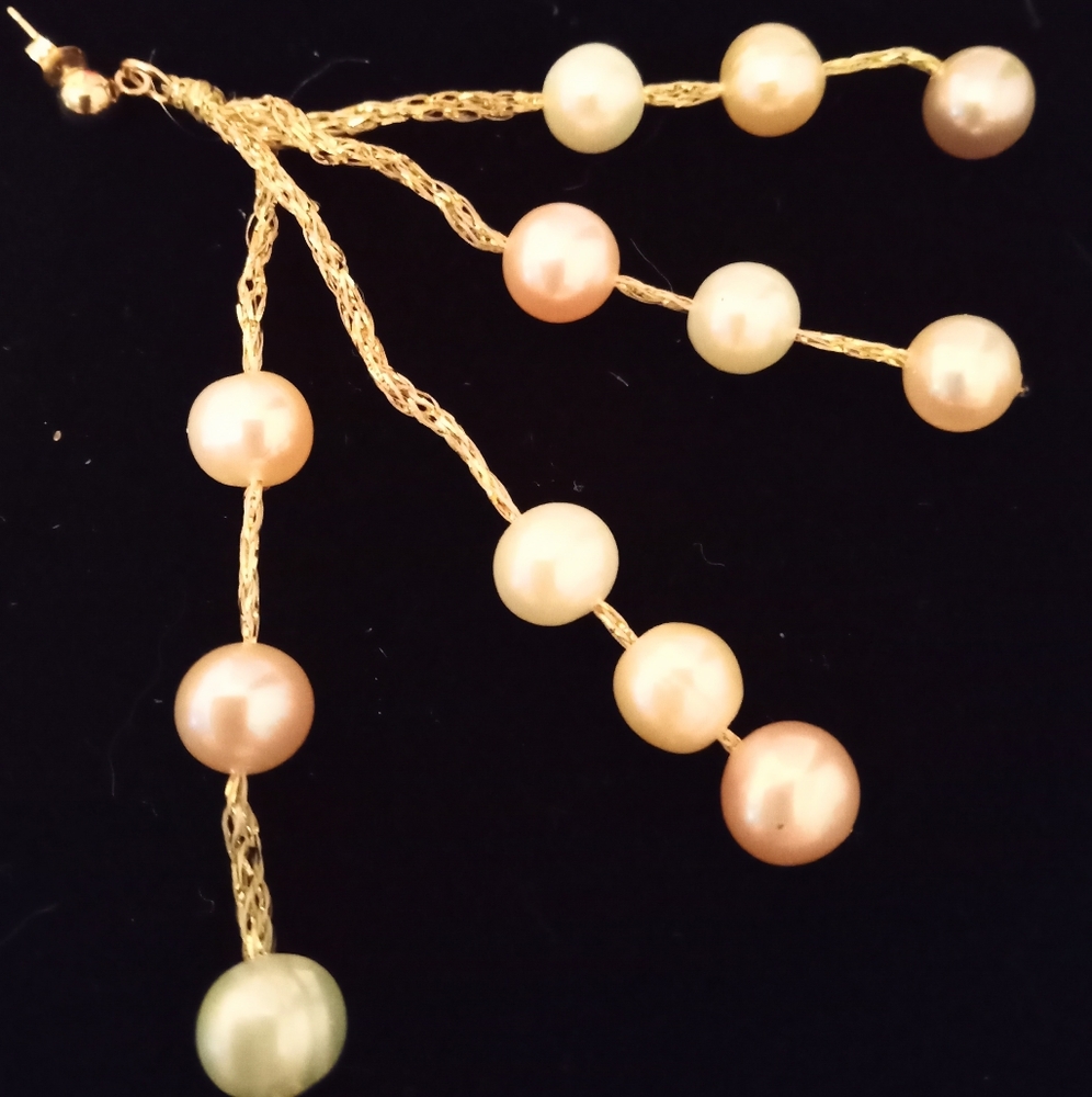 🎁 FREE GIFT INCLUDED 🎁 NWOT Pearl Fashion Jewelry Earrings - Picture 7 of 14